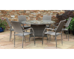 SALE! Weave Table & 6 Chairs