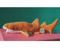Large brown nurse shark soft toy