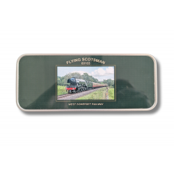 Flying Scotsman Green Pencil Tin