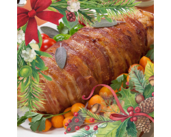 Rolled Turkey Breast Wrapped in Streaky Bacon