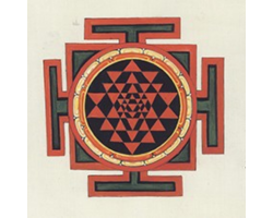 Śrīyantra, based on an image from the Sadānamāla folio by Sandra Hill