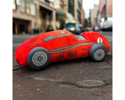 Red Vintage Racing Car Plush