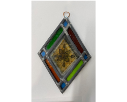 Stained Glass Rhombus I by Danish Bashir