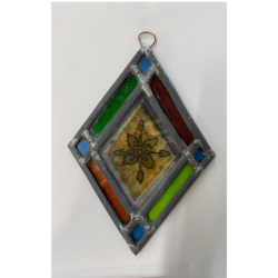 Stained Glass Rhombus I by Danish Bashir