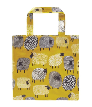 Dotty Sheep Small Biodegradable PVC Shopper Bag