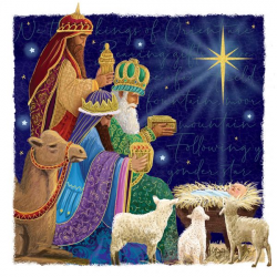 'Kings Present Their Gifts' Christmas Cards