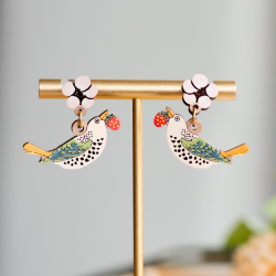 Strawberry Thief Earrings