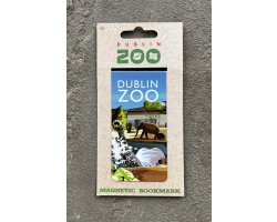 a rectangle magnetic bookmark displaying elephants in their habitat.