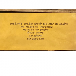 Makers Poem by Frederick Dodson