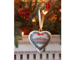 PRE-ORDER | Wentworth Woodhouse | Heart Christmas Decoration