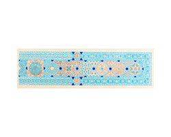 Elevation details from Malek Zouzan ( analytical drawings not included) (Print) (100x17cm) by Marzieh Kaviani