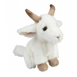 White Goat Soft Toy (Medium) 18cm