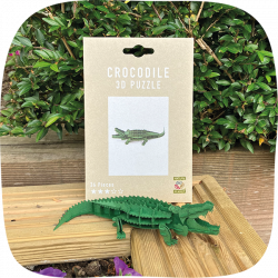 3D Puzzle - Crocodile