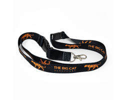 BCS Black/Orange Lanyard