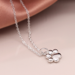 Mini Paw Print Necklace
