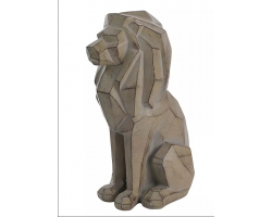 Geometric Sitting Lion