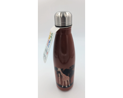 Petjes Warm/Cold Bottle Giraffe Brown 500ml