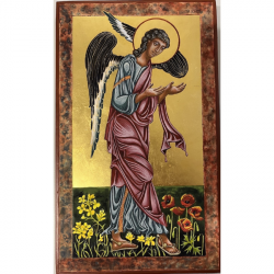 Angel from the Church of the Nativity, Bethlehem by Sue Mansfield