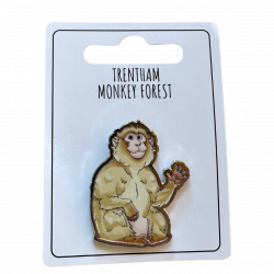 Monkey Forest Pin Badge