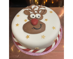 Christmas Cake - Rudolph