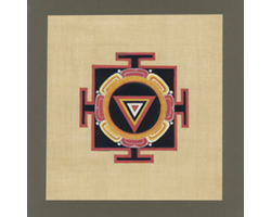 Kalī yantra, based on an image from the Sadānamāla folio by Sandra Hill