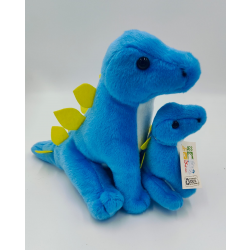 Petjes MommyHug Stegosaurus Blue 24cm