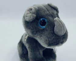 Petjes Glitter Eyes Rhino 20cm