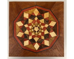 Five-fold Golden Star Marquetry Design by Summer Alireza