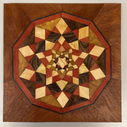 Five-fold Golden Star Marquetry Design by Summer Alireza