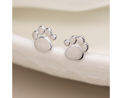 Paw Print Stud