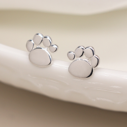 Paw Print Stud