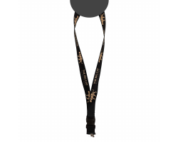 BCS Black/Beige Lanyard