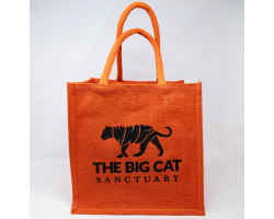 BCS Orange Jute Bag Large