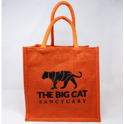 BCS Orange Jute Bag Large