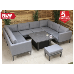 SALE! Soho Large Casual Dining Set with Adjustable Table