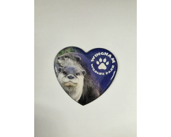 WWP Heart Magnet - Otter