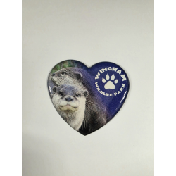 WWP Heart Magnet - Otter