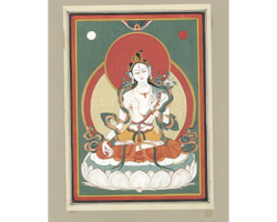 White Tara, Nepali Paubha Tradition by Sandra Hill