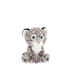 Snow Leopard 14cm Sitting Keeleco