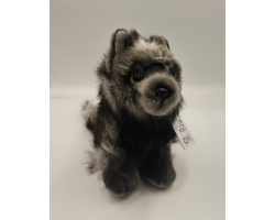 Petjes Black Wolf Sitting 20cm