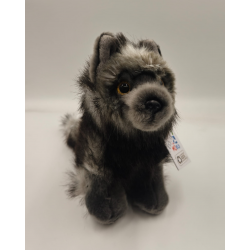 Petjes Black Wolf Sitting 20cm