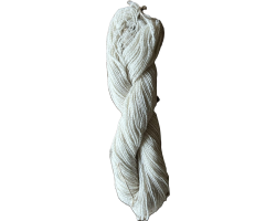 White 2 Ply Alpaca Yarn from Sazi