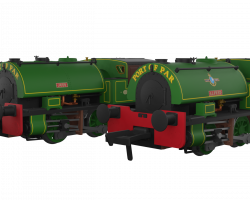 Port of Bagnall's - TWIN PACK - Lined Light Green (DCC Sound Fitted)