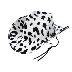 Cow Print Cowboy Hat