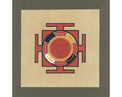 Devī yantra, based on an image from the Sadānamāla folio by Sandra Hill
