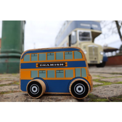 Beamish wooden push along Bus