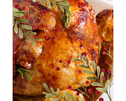 British White Turkey Crown 2kg. Feeds 4-6 people