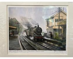 A wet day in 1961 as class 2P 40569 assists a modified Bulleid pacific towards Bath.