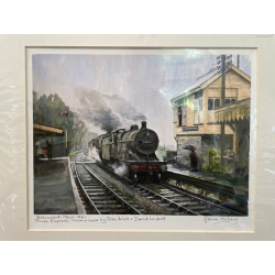 A wet day in 1961 as class 2P 40569 assists a modified Bulleid pacific towards Bath.
