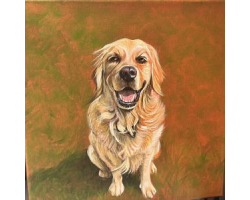 Pickle the dog Greeting Card